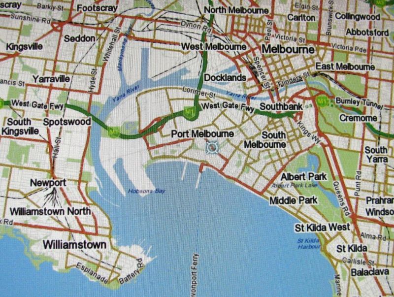 [Sensis Map of Melbourne]
